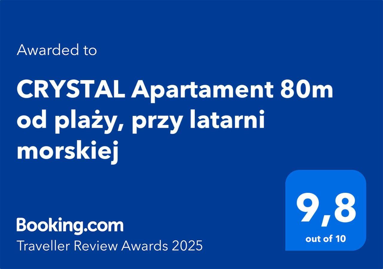 Crystal Apartament 80M Od Plazy, Przy Latarni Morskiej كولوبرزيغ المظهر الخارجي الصورة